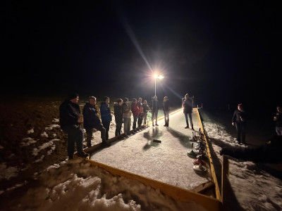 Kameradschaftliches Eisschießen in Johnsbach