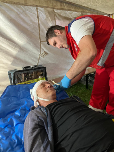 Gemeinsame Übung mit dem Alpinen Rettungsdienst Gesäuse