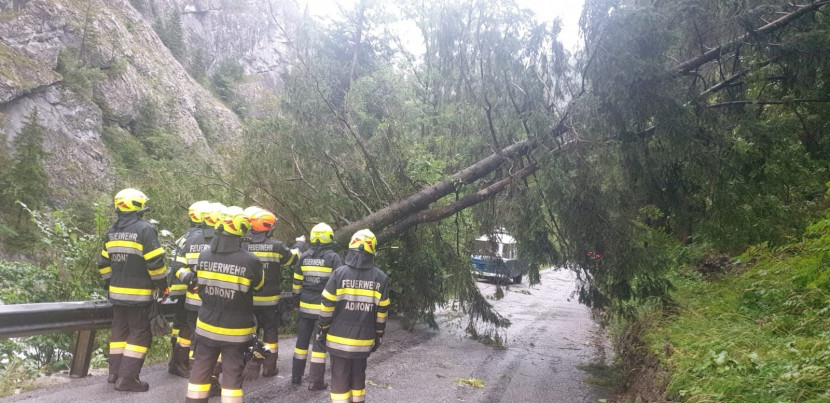 Unwetter + BMA-Alarm